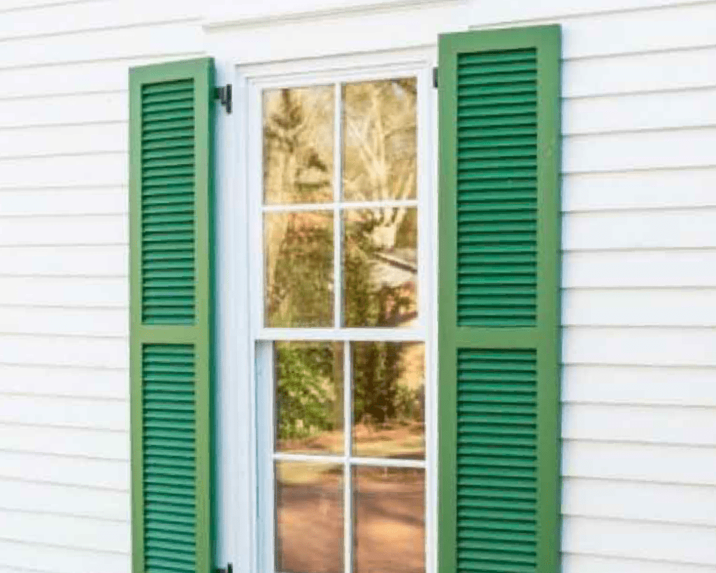 green shutters