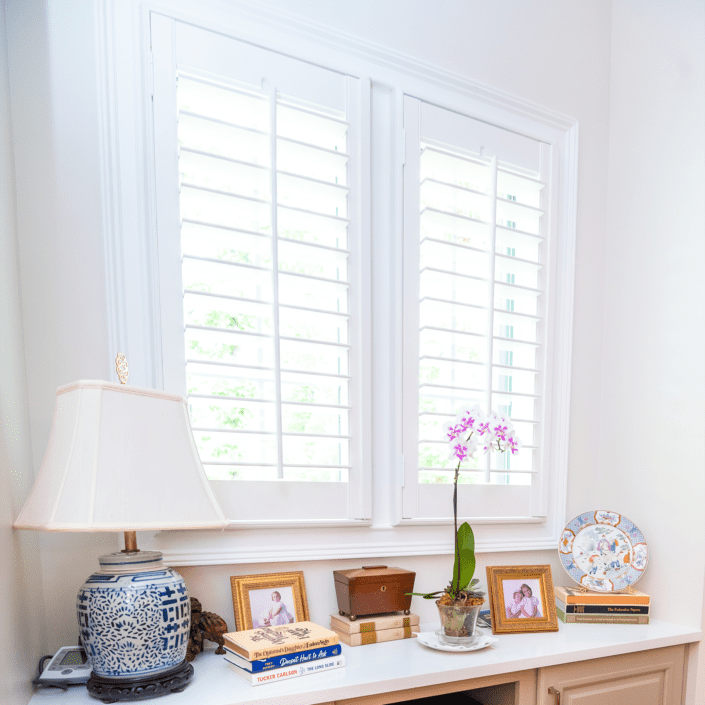 interior shutters louvered